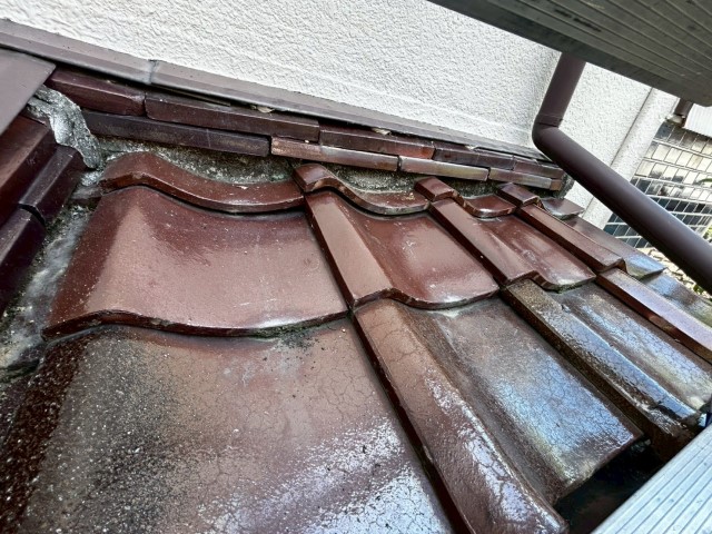 のし瓦　補修後